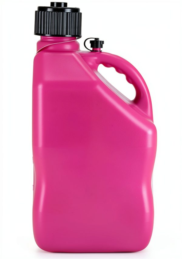 VP Racing 3812-CA, 5.5 Gallon Motorsport Racing Jug with Contoured Handle, Multipurpose Cap and Rubber Gaskets, Pink (1 Pack)-1