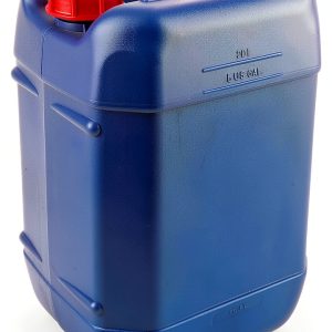 Hudson Exchange 5 Gallon (20 Liter) Handled Container with Cap, HDPE, Blue-0
