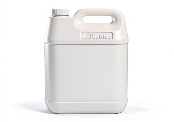 2.5 Gallon Water Jug, F-Style Plastic Jug, Water Storage Containers, Hdpe Containers with Leakproof Cap (4 Pack)-5
